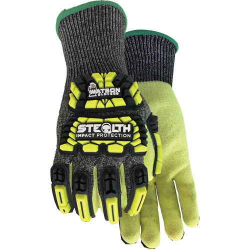 Gants r&eacute;sistants aux coupures et aux chocs Stealth Dog Fight, Petit, Paume en Fibre de verre/PEHP/Nylon/Spandex, Poignet Poignet en tricot CSL Industriel Inc.