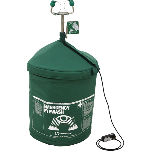 Douche oculaire d'urgence portative en mat&eacute;riau tremp&eacute;, Pressuris&eacute;, Capacit&eacute; 15 gal., Conformit&eacute; ANSI Z358.1 CSL Industriel Inc.
