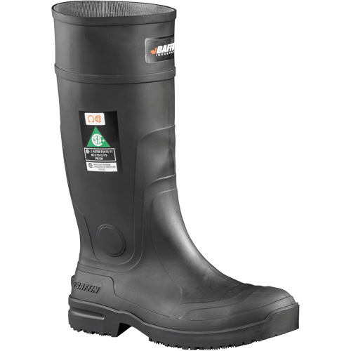Bottes antid&eacute;rapantes, Caoutchouc, Embout Acier, Pointure 9 CSL Industriel Inc.