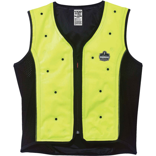 Gilet de refroidissement &agrave; sec Chill-Its 6685, 4T-Grand, Jaune lime haute visibilit&eacute; CSL Industriel Inc.