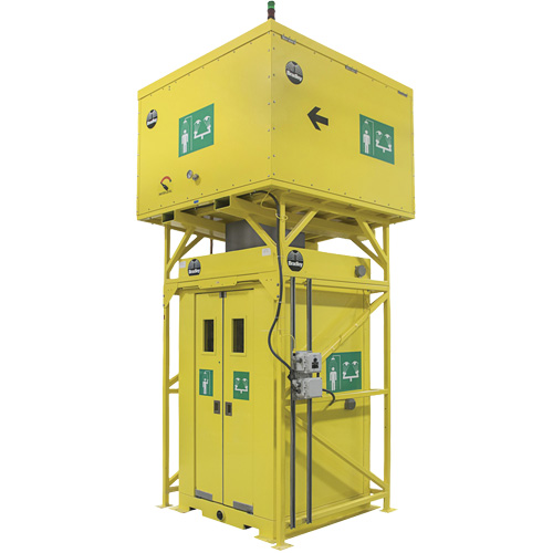 Enclosed Outdoor Gravity Fed Safety Shower CSL Industriel Inc.