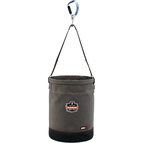 Arsenal&reg; 5940 Swiveling Carabiner Hoist Bucket, Canvas, 12.5" Dia. x 17" H, 150 lbs. Load Rating CSL Industriel Inc.