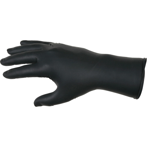 NitriShield Stealth Extra Disposable Gloves, Large, Nitrile, 6-mil, Powder-Free, Black CSL Industriel Inc.