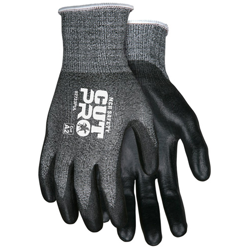 Safety Cut Pro Cut Resistant Gloves, Size Large, 13 Gauge, Polyurethane Coated, HPPE Shell, ASTM ANSI Level A2 CSL Industriel Inc.