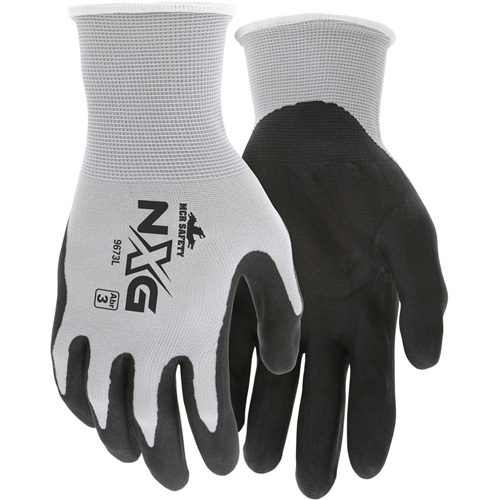 Gants enduits NXG, Grand, R&ecirc;vetement Mousse de nitrile, Calibre 13, Enveloppe en Nylon CSL Industriel Inc.