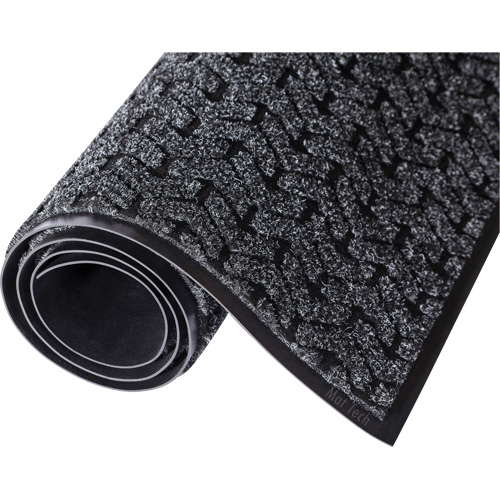 Tire-Track Performance Entrance Mats, Wiper/Scraper, 4' x 8' x 3/8", Charcoal CSL Industriel Inc.