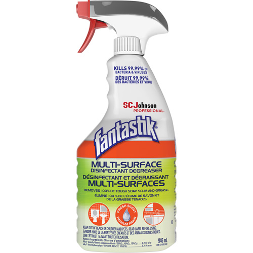 Fantastik&reg; Professional Multi-Surface Disinfectant & Degreaser, 946 ml, Trigger Bottle CSL Industriel Inc.