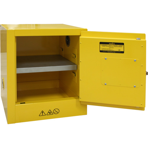 Flammable Storage Cabinet, 4 gal., 1 Door, 17" W x 22" H x 18" D CSL Industriel Inc.