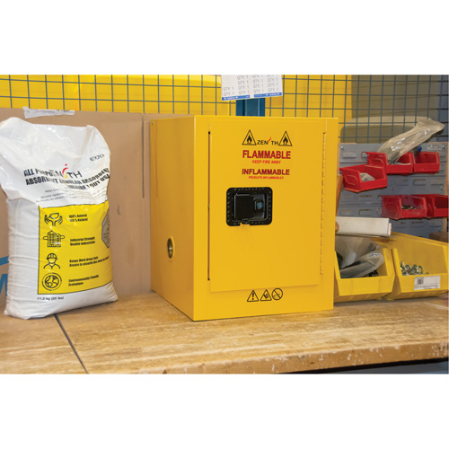 Flammable Storage Cabinet, 4 gal., 1 Door, 17" W x 22" H x 18" D CSL Industriel Inc.