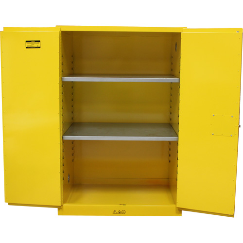 Flammable Storage Cabinet, 90 Gal., 2 Door, 43" W x 66" H x 34" D CSL Industriel Inc.
