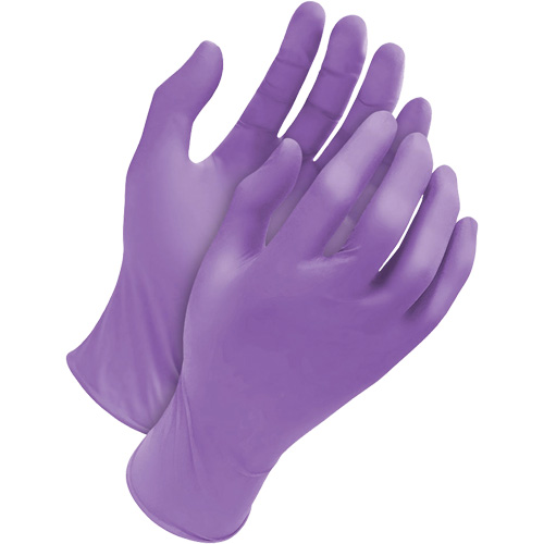 Deny Tripolymer Disposable Gloves, Medium, Latex/Neoprene/Nitrile, 6-mil, Powder-Free, Purple CSL Industriel Inc.