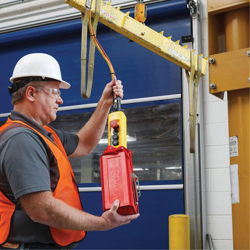 Couvercle de s&eacute;curit&eacute; pour boîte &agrave; boutons pendante, Ensemble &eacute;lectrique CSL Industriel Inc.