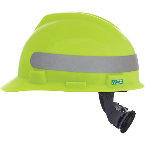 Casque de s&eacute;curit&eacute; &agrave; fentes V-Gard, R&eacute;pond aux normes CSA type 1, Suspension Rochet, Non ventil&eacute; CSL Industriel Inc.