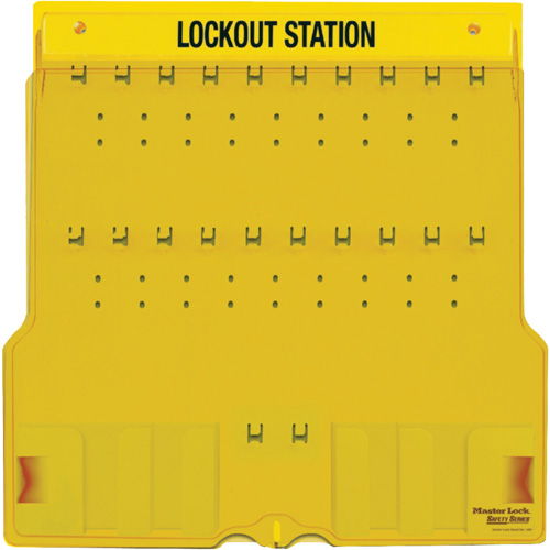 Trilingual Covered Lock Station, None Padlocks, 20 Padlock Capacity, Padlocks Not Included CSL Industriel Inc.