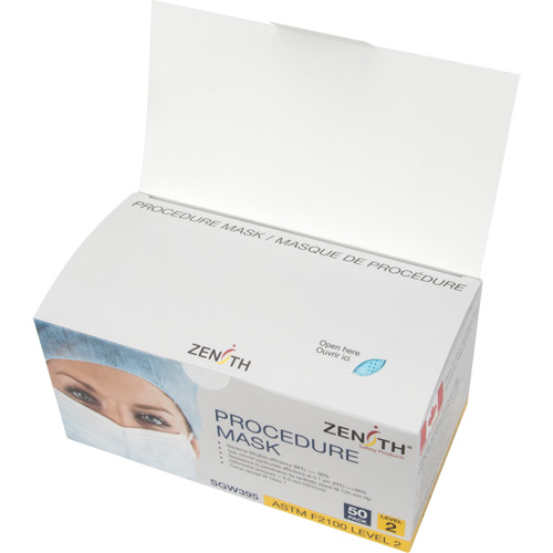 Masques d'intervention jetables, ASTM F2100 Niveau 2, Classe 1 CSL Industriel Inc.