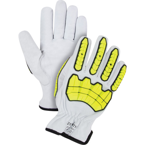 Impact & Cut Resistant Gloves, Small, Goatskin Palm, Driver Cuff CSL Industriel Inc.