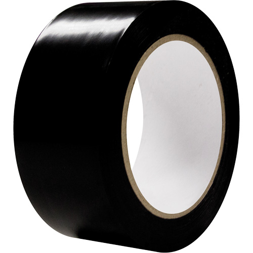 Aisle Marking Tape, 2" x 108', PVC, Black CSL Industriel Inc.
