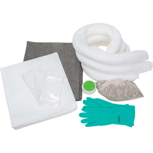 Trousse d'&eacute;quipement de lutte contre les d&eacute;versements, Huile seulement/Universel, Sac, Absorbance de 10 gal. US CSL Industriel Inc.