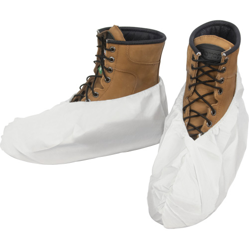 Couvre-chaussures, Taille unique, Microporeux, Blanc CSL Industriel Inc.