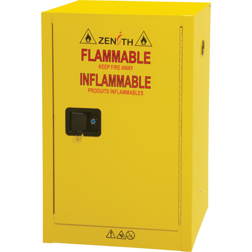 Flammable Aerosol Storage Cabinet, 12 gal., 1 Door, 23" W x 35" H x 18" D CSL Industriel Inc.