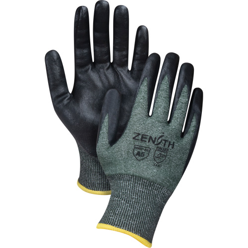 Gants l&eacute;gers et haute dext&eacute;rit&eacute; r&eacute;sistants &agrave; la coupe, Taille Grand, Calibre 18, Rev&ecirc;tement Mousse de nitrile, Enveloppe en Nylon/PEHP/Spandex, ASTM ANSI niveau A5 CSL Industriel Inc.