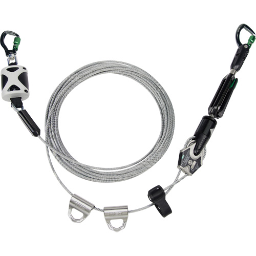 Temporary Horizontal Lifeline, Galvanized Cable CSL Industriel Inc.