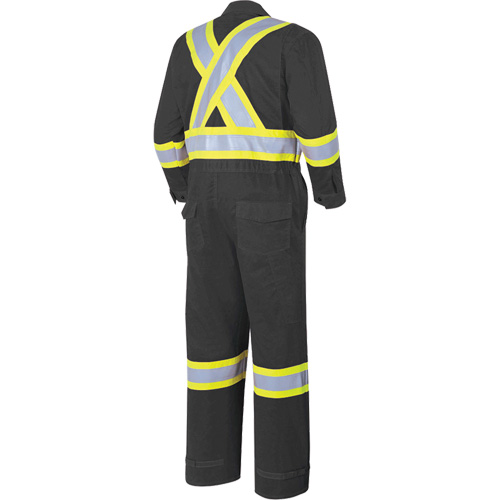 7702BK Combinaison ignifuge et r&eacute;sistant &agrave; l'arc &eacute;lectrique 88/12 FR-Tech, Taille 36, Noir, 9,7 cal/cm² CSL Industriel Inc.