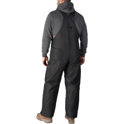 GridIron Regular Length Zip-To-Thigh Bib Overall, Men's, Large, Black CSL Industriel Inc.