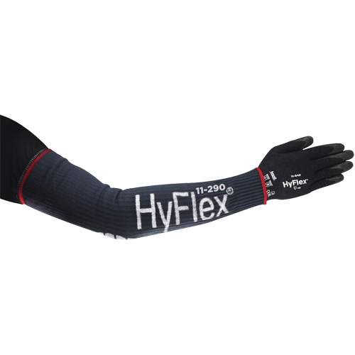 Manchon de compression &eacute;troit et long HyFlex, 18", Kevlar/Polyamide/Spandex/Acier inoxydable, Bleu CSL Industriel Inc.