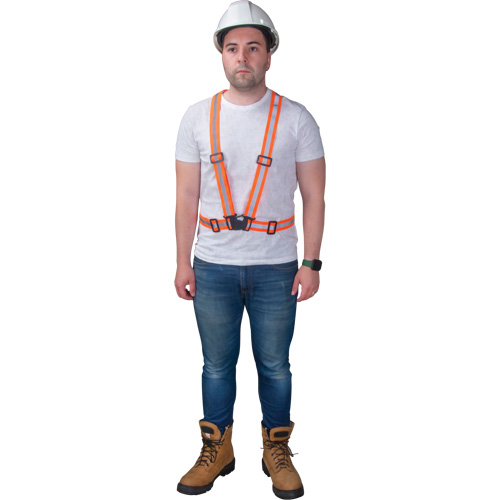 Traffic Harness, High Visibility Orange, Silver Reflective Colour, 3X-Large CSL Industriel Inc.