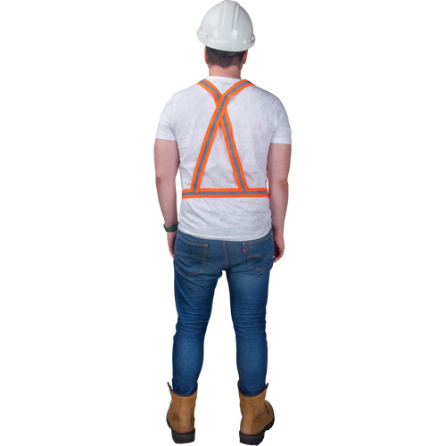 Traffic Harness, High Visibility Orange, Silver Reflective Colour, 3X-Large CSL Industriel Inc.