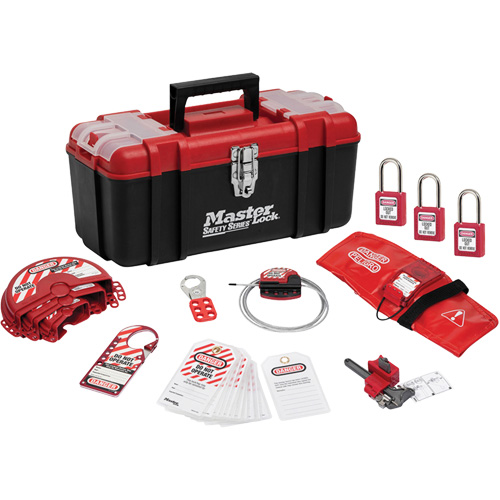 Standard Personal Lockout Kit with Zenex Thermoplastic Locks, Valve Kit, 13 Components CSL Industriel Inc.