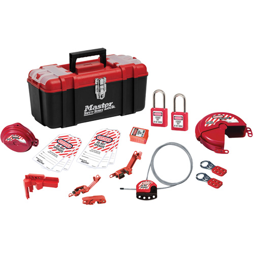 Basic Lockout Kit with Zenex Thermoplastic Locks, Electrical/Valve Kit, 19 Components CSL Industriel Inc.