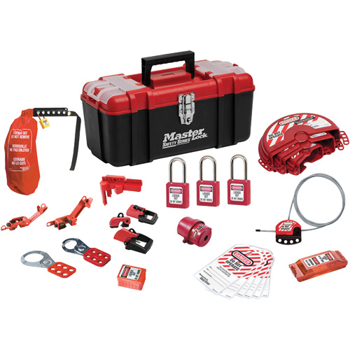 Standard Lockout Kit with Zenex Thermoplastic Locks, Electrical/Valve Kit, 27 Components CSL Industriel Inc.