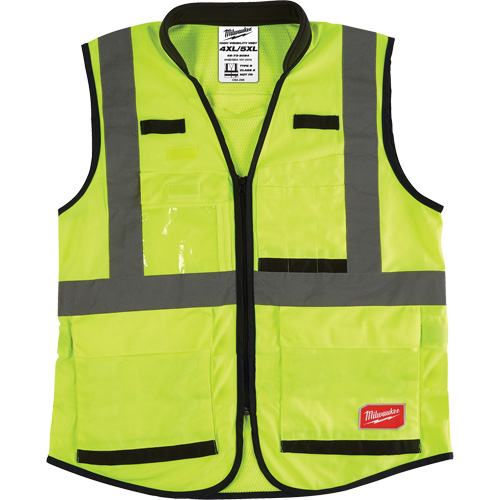 Performance Safety Vest, High Visibility Lime-Yellow, Large/X-Large CSL Industriel Inc.