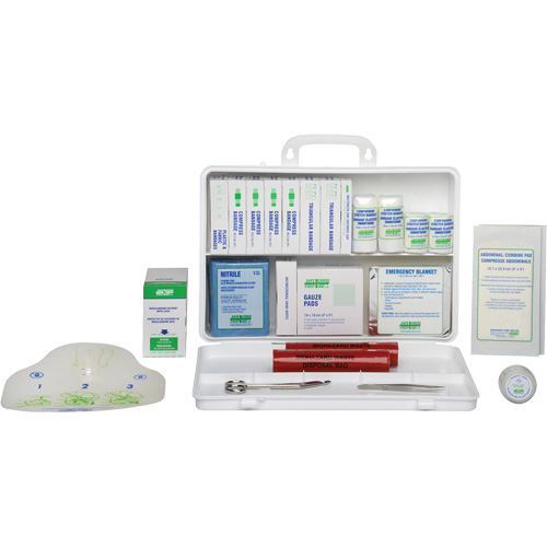 Basic First Aid Kit, Meets CSA Z1220-17 Type 2 Low-Risk Environment, Medium (26-50 Workers) CSL Industriel Inc.