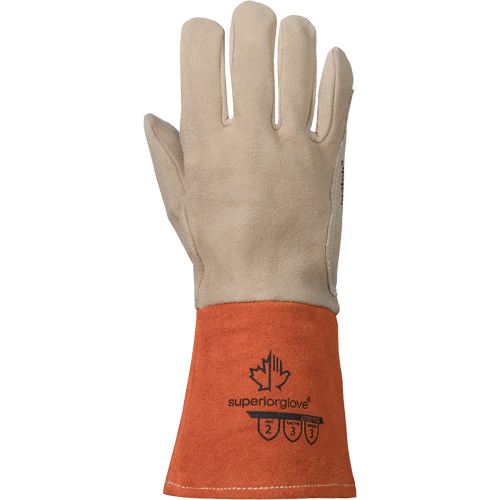 Gants de soudage TIG, Cuir fleur de daim, Taille Moyen CSL Industriel Inc.