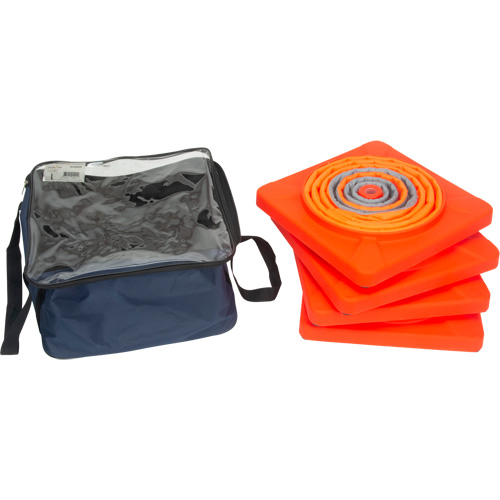 C&ocirc;ne de signalisation repliable, 28" h, Orange CSL Industriel Inc.