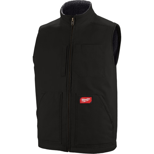 Veste doubl&eacute;e en sherpa ultra-r&eacute;sistante, Hommes, Petit, Noir CSL Industriel Inc.