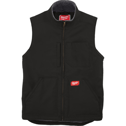 Veste doubl&eacute;e en sherpa ultra-r&eacute;sistante, Hommes, Petit, Noir CSL Industriel Inc.