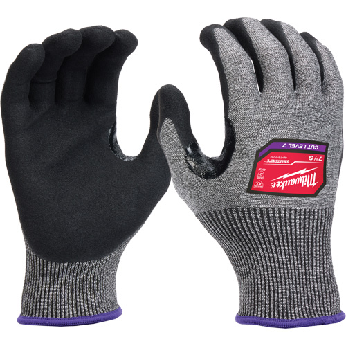 Gants enduits par trempage &agrave; dext&eacute;rit&eacute; &eacute;lev&eacute;e, Taille Petit, Calibre 18, Rev&ecirc;tement Nitrile, Enveloppe en Nylon/Poly&eacute;thyl&egrave;ne/Tungst&egrave;ne, ASTM ANSI niveau A7/EN 388 niveau F CSL Industriel Inc.