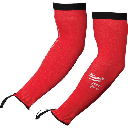 Manches de protection, Poly&eacute;thyl&egrave;ne, 16", ANSI/ISEA 105 niveau 3/EN 388 niveau 3/EN 388 niveau C, Rouge CSL Industriel Inc.