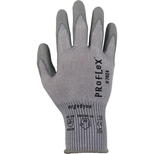 Gants r&eacute;sistant &agrave; la coupe Proflex 7024, Taille Petit, Calibre 13, Rev&ecirc;tement Polyur&eacute;thane, Enveloppe en Polyester/PEHP/Spandex, ASTM ANSI niveau A2/EN 388 niveau B CSL Industriel Inc.