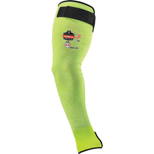 Manche de protection contre la coupe ProFlex 7941-PR, TenaLux, 22", ASTM ANSI niveau A4/EN 388 niveau D, Lime haute visibilit&eacute; CSL Industriel Inc.