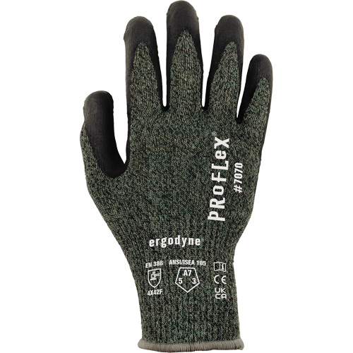 Gants enduit de nitrile r&eacute;sistant &agrave; la coupe ProFlex 7070, Taille Petit, Calibre 13, Rev&ecirc;tement Nitrile, Enveloppe en Aramide, ASTM ANSI niveau A7/EN 388 niveau F CSL Industriel Inc.