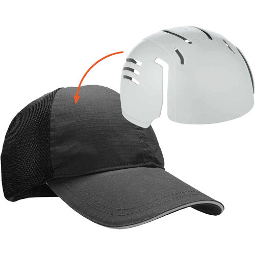 Casquette de baseball standard Skullerz 8946 avec encart, Noir CSL Industriel Inc.