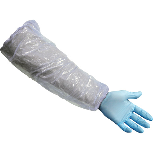 Sleeves, 16" long, Polyethylene, White CSL Industriel Inc.