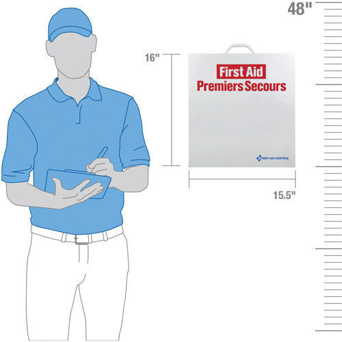 SmartCompliance&reg; First Aid Cabinet, Meets CSA Z1220-17 Type 3 High-Risk Environment, Small (2-25 Workers) CSL Industriel Inc.