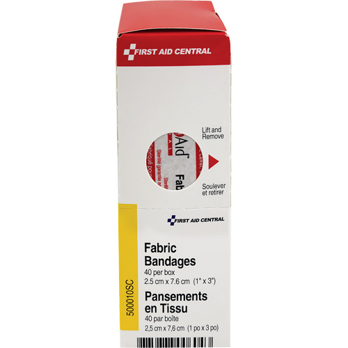 SmartCompliance&reg; Refill Adhesive Bandages, Rectangular/Square, 3", Fabric, Non-Sterile CSL Industriel Inc.
