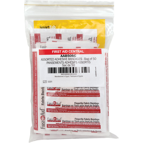 Recharge de bandages adh&eacute;sifs SmartCompliance, Assorti, Tissu/Plastique, Non st&eacute;rile CSL Industriel Inc.